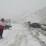 امداد رسانی به حادثه دیدگان برف و کولاک در ۳ شهرستان خراسان جنوبی