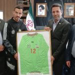 تجلیل از عارف باباییان؛ قهرمان فوتبال ۷ نفره ایران