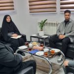 دیدار بازیکن لیگ برتر فوتبال با سرپرست اداره‌کل ورزش و جوانان خراسان جنوبی